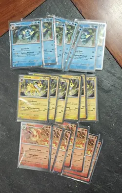 Pokemon Prismatic Evolution Poster Collection Promo Cards LOT OF 90 - Image 1
