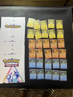 X10 Pokemon Prismatic Evolution Poster Collection Promo Cards lot of 40 - Image 1
