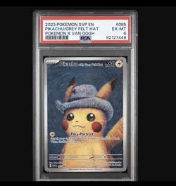 Pikachu with Grey Felt Hat 085 Sv: Scarlet & Violet Promo Cards Regular PSA 6 - Image 1