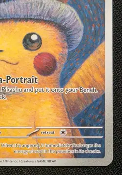 Pikachu with Grey Felt Hat 085 Sv: Scarlet & Violet Promo Cards Regular Damaged - Image 4