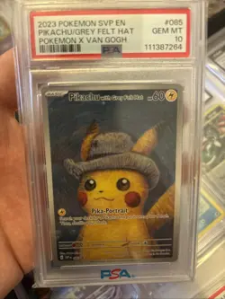 Pikachu with Grey Felt Hat 085 Sv: Scarlet & Violet Promo Cards Regular - Image 1