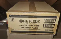 One Piece TCG OP-11 A Fist of Divine Speed Booster Box Case Sealed English OP11 - Image 2