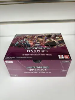 One Piece Card Game A Fist of Divine Speed OP-11 Booster Box Sealed English TCG - Image 1