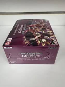 One Piece Card Game A Fist of Divine Speed OP-11 Booster Box Sealed English TCG - Image 2
