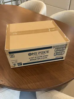 One Piece TCG OP-11 A Fist of Divine Speed Booster Box Case Sealed English - Image 1