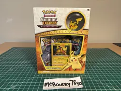 Pokemon Pikachu TCG Shining Legends Pin Collection Box Sealed - Image 1