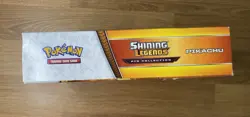 See Photos!! Pokemon Pikachu TCG Shining Legends Pin Collection Box Sealed - Image 4