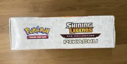 See Photos!! Pokemon Pikachu TCG Shining Legends Pin Collection Box Sealed - Image 5