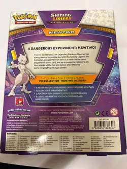 Pokemon TCG Shining Legends Mewtwo 2017 rare Pin Collection Box Brand New sealed - Image 5