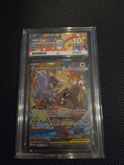 Pokemon TCG | Mega Evolution | Mega Kangaskhan EX 182/132 | ACE 10 GEM MINT - Image 1