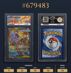 Pokemon TCG | Mega Evolution | Mega Kangaskhan EX 182/132 | ACE 10 GEM MINT 💎 - Image 3