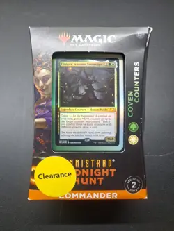 Magic the Gathering Innistrad Midnight Hunt Coven Counters Commander Deck MTG - Image 1