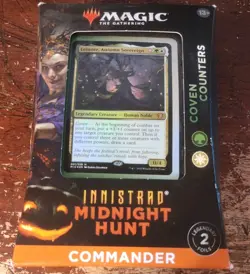 Magic The Gathering Innistrad Midnight Hunt Coven Counters Commander Deck SEALED 630509987153 - Image 1
