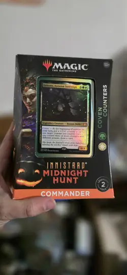 Magic the Gathering Innistrad Midnight Hunt Coven Counters Commander Deck Sealed - Image 1