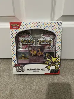 Pokemon TCG 151 Alakazam Ex Collection Box Brand New Sealed 820650853128 - Image 1