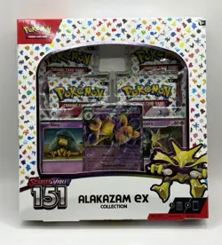 Pokemon Scarlet & Violet 151 Alakazam Ex Collection Box Factory Sealed - Image 1