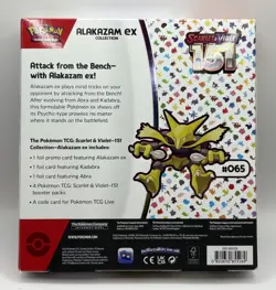 Pokemon Scarlet & Violet 151 Alakazam Ex Collection Box Factory Sealed - Image 2