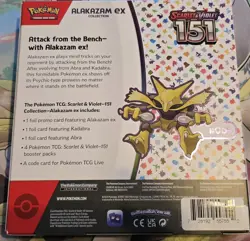 Alakazam EX Collection Box Sealed Pokemon Scarlet And Violet 151 - Image 2