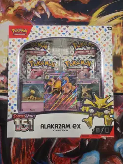 Pokemon TCG: SV3.5 Scarlet & Violet 151 Alakazam Ex Collection Box - Image 1