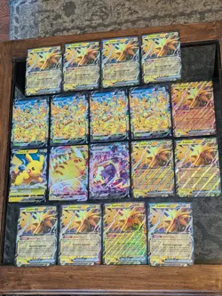 18 Jumbo - Pikachu Pokemon Cards Oversized EX V IR Lot - Great Gift Display Set - Image 1