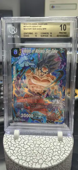 Dragon Ball Super Card Game Height of Mastery Son Goku Colossal Warfare BT4-075 - Image 1