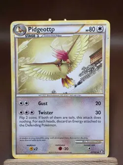 HP Pidgeotto - HGSS Triumphant 47/102 2010 Pokemon Card - Image 1