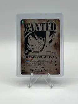 ONE PIECE Card Monkey D Luffy SEC WANTED SP Alt Art OP05-119 & OP13-118 JP - Image 3