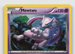 Pokemon Card Mewtwo XY100 Holo Rare XY Black Star Promo Near Mint - Image 3