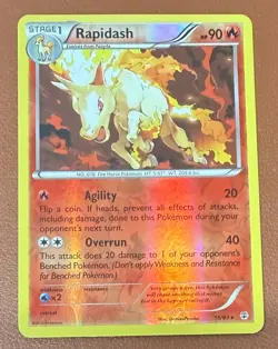 Pokemon TCG Card Rapidash 15/83 Reverse Holo Generations nm/mint pack to sleeve - Image 1