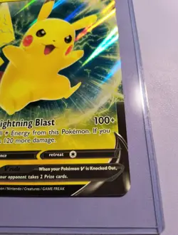 Pikachu V SWSH198 JUMBO Black Star Promo Pokemon Card TCG 2022 Sword & Shield - Image 5