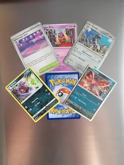 Set of 6 Cards - Cinderace, Rare Yveltal Dark Feather 088/132 + Pokemon Cards - Image 1