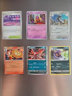 Set of 6 Cards - Cinderace, Rare Yveltal Dark Feather 088/132 + Pokemon Cards - Image 2