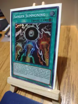 Yu-Gi-Oh Card Sangen Summoning OP26-EN012 Super Rare Collectable Trading Game. - Image 2