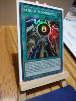 Yu-Gi-Oh Card Sangen Summoning OP26-EN012 Super Rare Collectable Trading Game. - Image 3