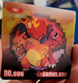 NEW Pokemon Eif Charmander Charmeleon Charizard Gameboy Lenticular Card - Image 2