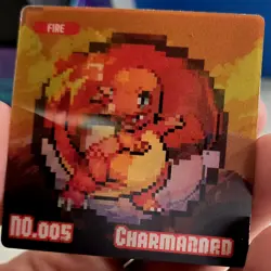 NEW Pokemon Eif Charmander Charmeleon Charizard Gameboy Lenticular Card - Image 3