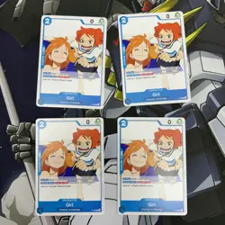 One Piece TCG Promo Card P-096 Girl Sealed Play Set of 4 - Image 1