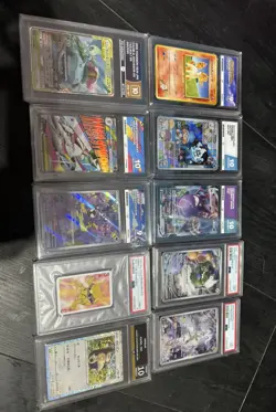 Pokemon Graded Cards ACE PSA slab bundle x10 job lot MEGA gardevoir gastly 10 9 - Image 1