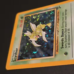 #3 Scyther 17/130 Base Set 2 2000 Holo Rare WOTC Pokemon Card TCG - Image 4