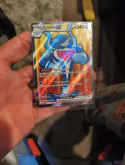 Pokemon Palafin EX Full Art Holo Card 193/167 Twilight Masquerade Ultra Rare NM - Image 1
