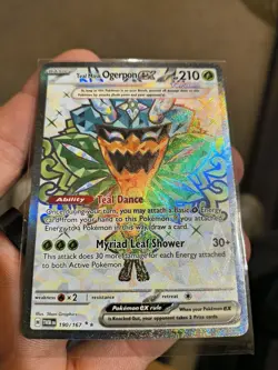 Pokemon TCG Card Teal Mask Ogerpon EX #190/167 Ultra Rare Twilight Masquerade - Image 4