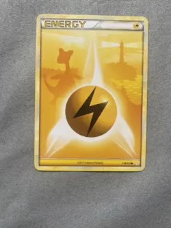 Heartgold Soulsilver Electric Energy Card Ampharos Card 118/123 - Image 1