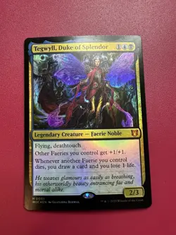 *** Tegwyll, Duke of Splendor *** FOIL Wilds of Eldraine: Commander NM MTG - Image 1