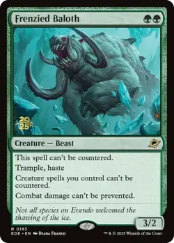 Near Mint x 1 Frenzied Baloth - Foil - Prerelease Promo Edge of Eternities Varia - Image 1