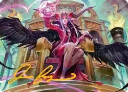 Sorceress's Schemes 9/53 Art Series Gold Stamp MTG Magic Final Fantasy MT/NM - Image 1