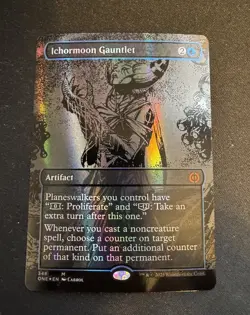 Ichormoon Gauntlet (Oil Slick Raised Foil) Phyrexia: All Will Be One Foil - Image 1