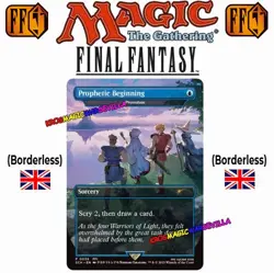 MTG Prophetic beginning - Preordain BORDERLESS Store Champ. FINAL FANTASY ENG NM - Image 1