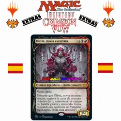 MTG Olivia, novia escarlata V.1 COMPROMISO ESCARLATA EXTRAS ESP NM Crimson Bride - Image 1
