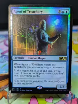 MTG Core Set 2020 - Agent of Treachery 043 Foil LP - Image 1