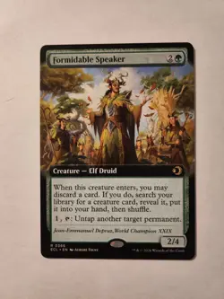 MTG Formidable Speaker (Extended Art) Lorwyn Eclipsed Regular #0366 - Image 1